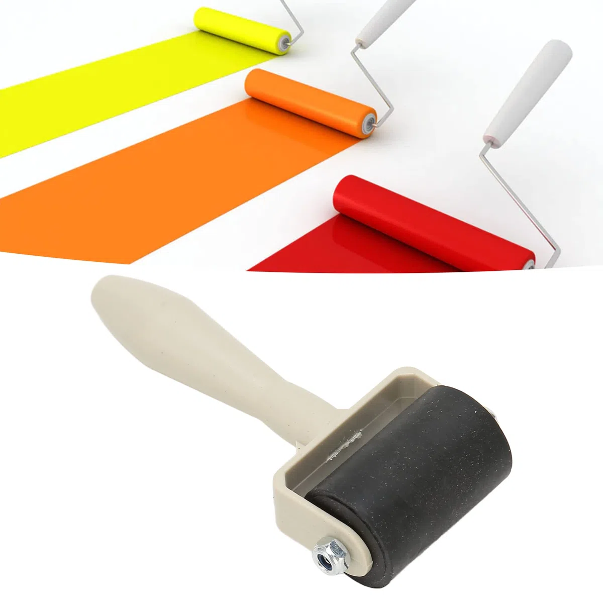 4 rotoli di gomma, per pittura a diamante, per stampa linoleosa e grafica, 20 x 10 x 3 cm