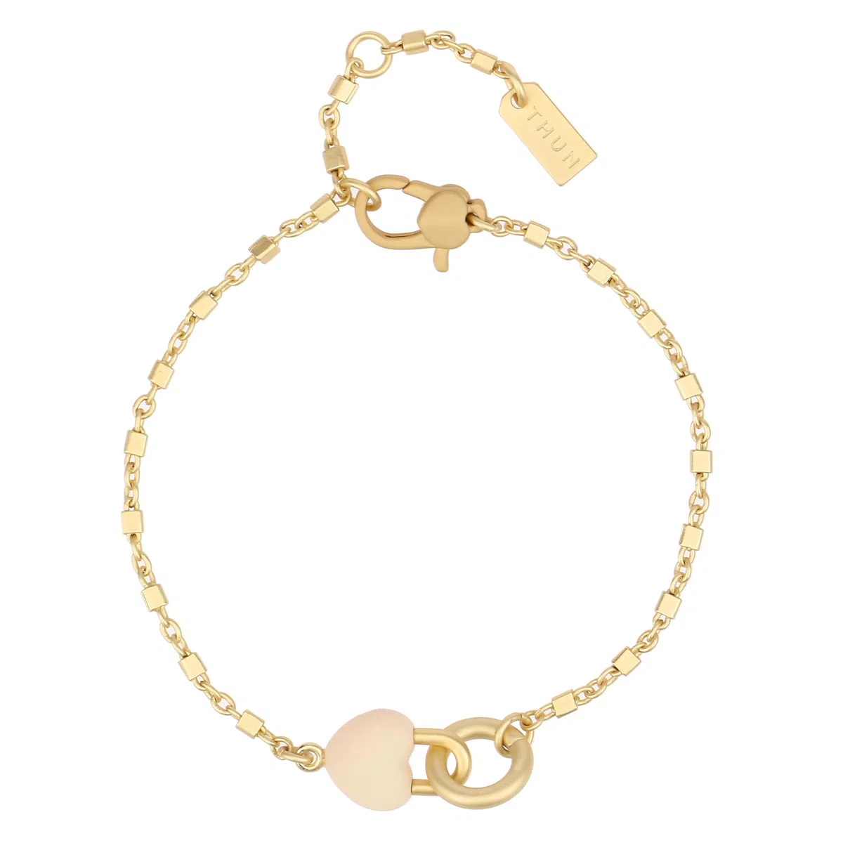 Bracciale cuore lucchetto