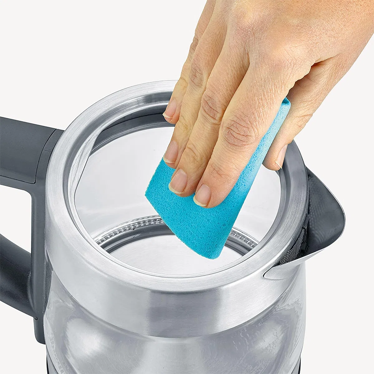 SEVERIN Bollitore per Acqua e tè, 5 Programmi di Infusione Preimpostati, Temperatura e Tempo Regolabili, Acciaio Inossidabile, 1,0 litri - 2200, WK 3473