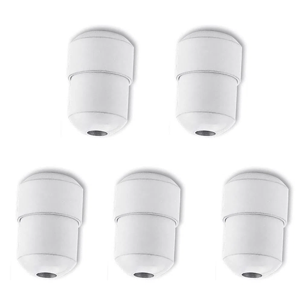 THETAG 5 PZ Connettore per Cordino di Tenda, Terminali in Metallo per Cordino di Tende, Giunto per Cordino Tirante Luce, Kit Tenda Romana, Interruttori a Soffitto, Tende da Doccia, Tirante Cordino