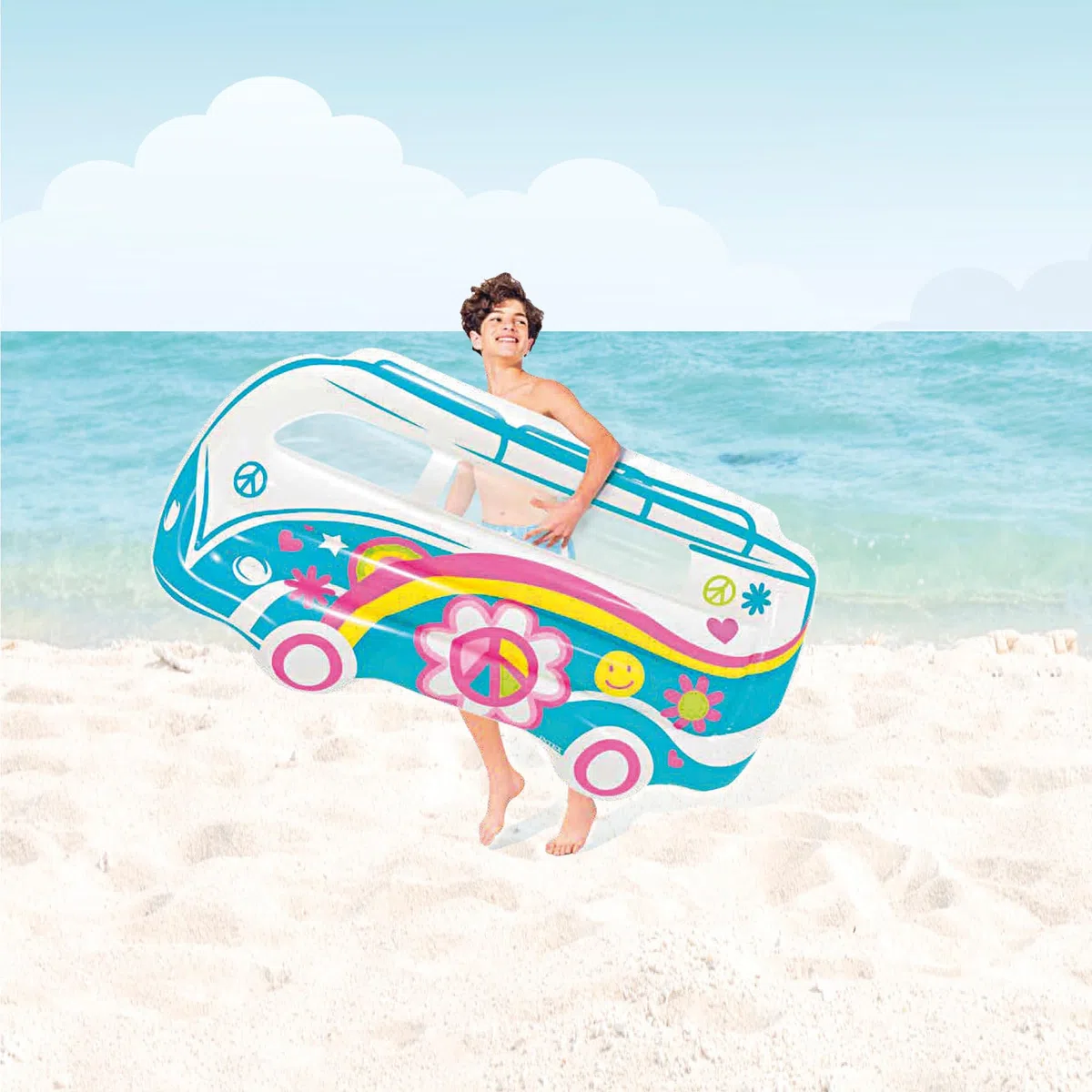 Intex Groovy Van Float, Inflated Size: 1.78m x 91cm x 23cm (58728EU)