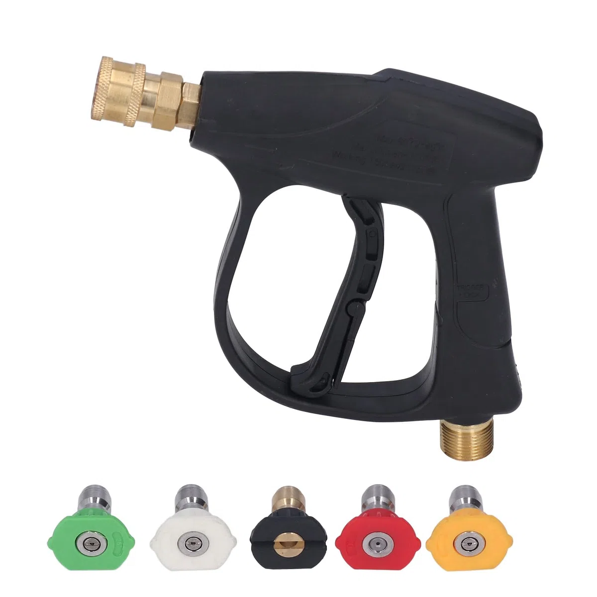 Pistola per Pulizia Auto 5 Pezzi Ugelli Ad Alta Pressione per Autolavaggio Spray per Pistola Ampia Macchina per Lavaggio Auto Pistola a Spruzzo Spritz per Pistola a Spruzzo