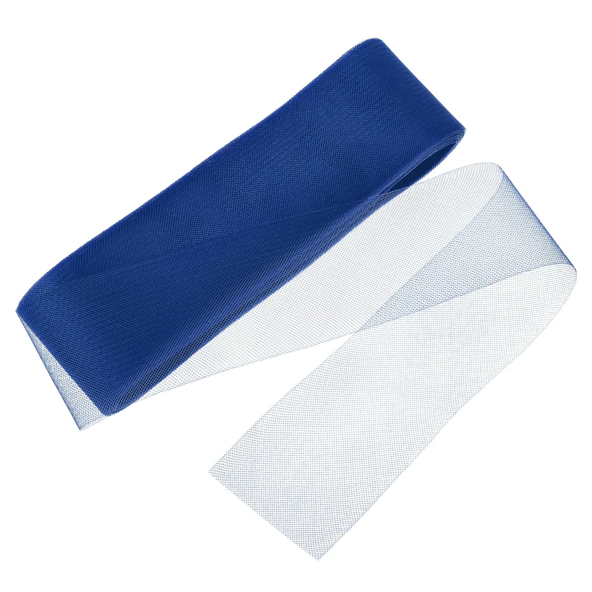 QUARKZMAN 25 Iarde 3" Larga Treccia Crine Cavallo Poliestere, 1 Rotoli Treccia Rigida Crine Cavallo per Cucitura Ossa Poliestere Abito Sposa Ballo Gonna Cappello, Blu Scuro