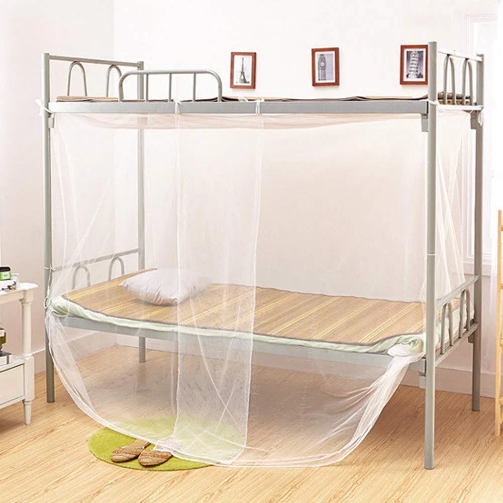 Zanzariera per dormitorio, zanzariera Quadrata Leggera e Confortevole, zanzariera per Studenti squisita, Bella Morbida per Letto per Studenti Domestici