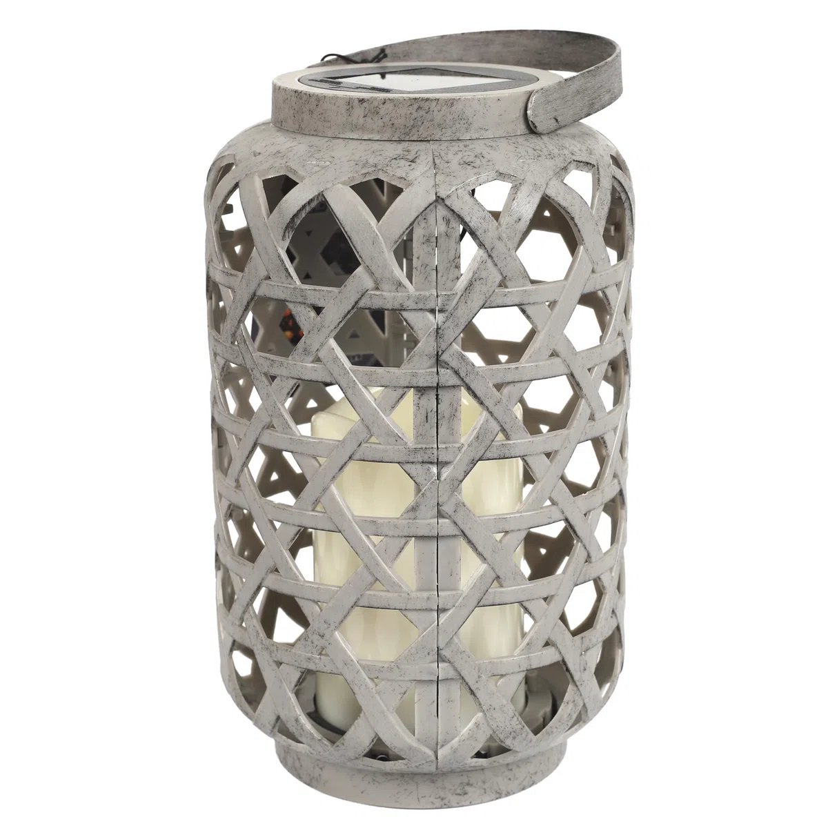 Home Deco Factory, LAO0174, Lampada Solare da Esterno Effetto Candela, Illuminazione Ecologica ed Economica, Design Moderno, Installazione Semplice, Marrone, Dimensioni Standard