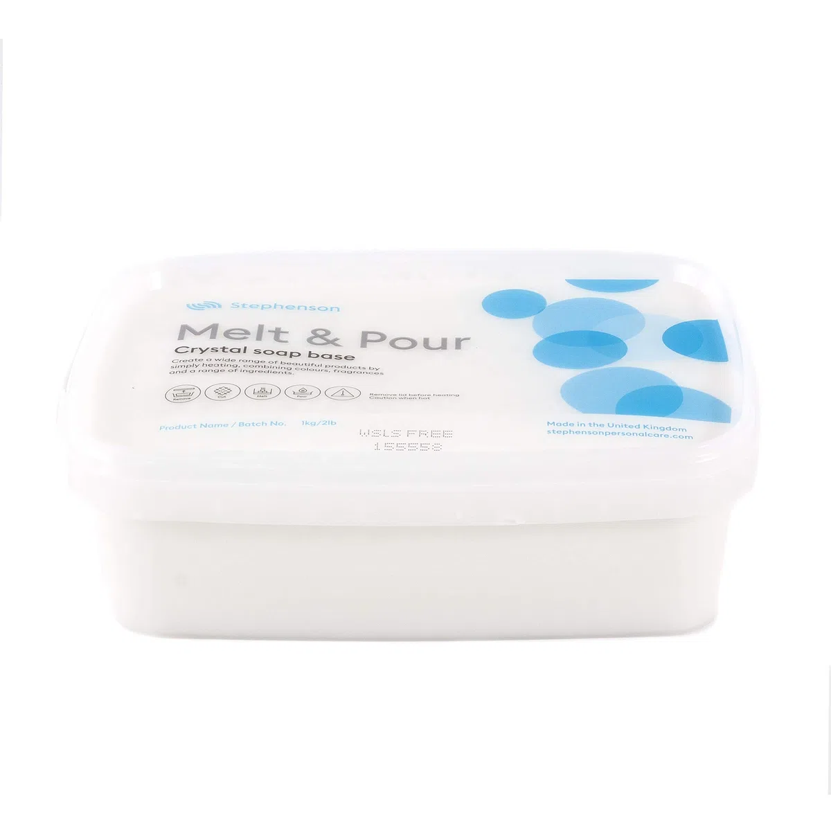 Base per Saponette Melt and Pour Bianco Senza SLS - 5Kg