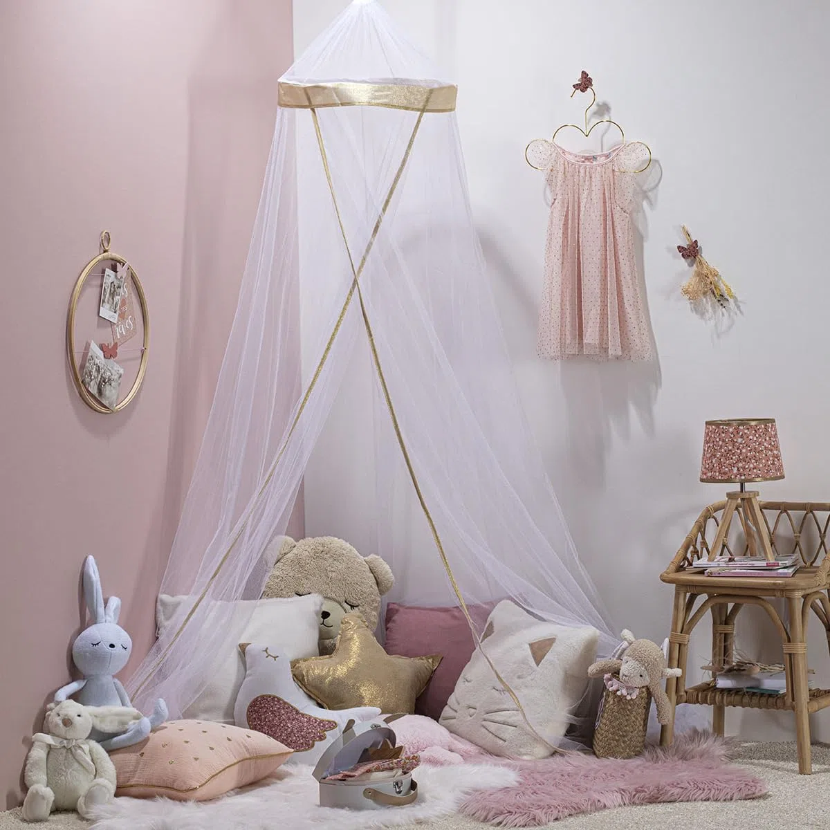 ATMOSPHERA CREATEUR D'INTERIEUR - Comodino per bambini in rattan h56cm