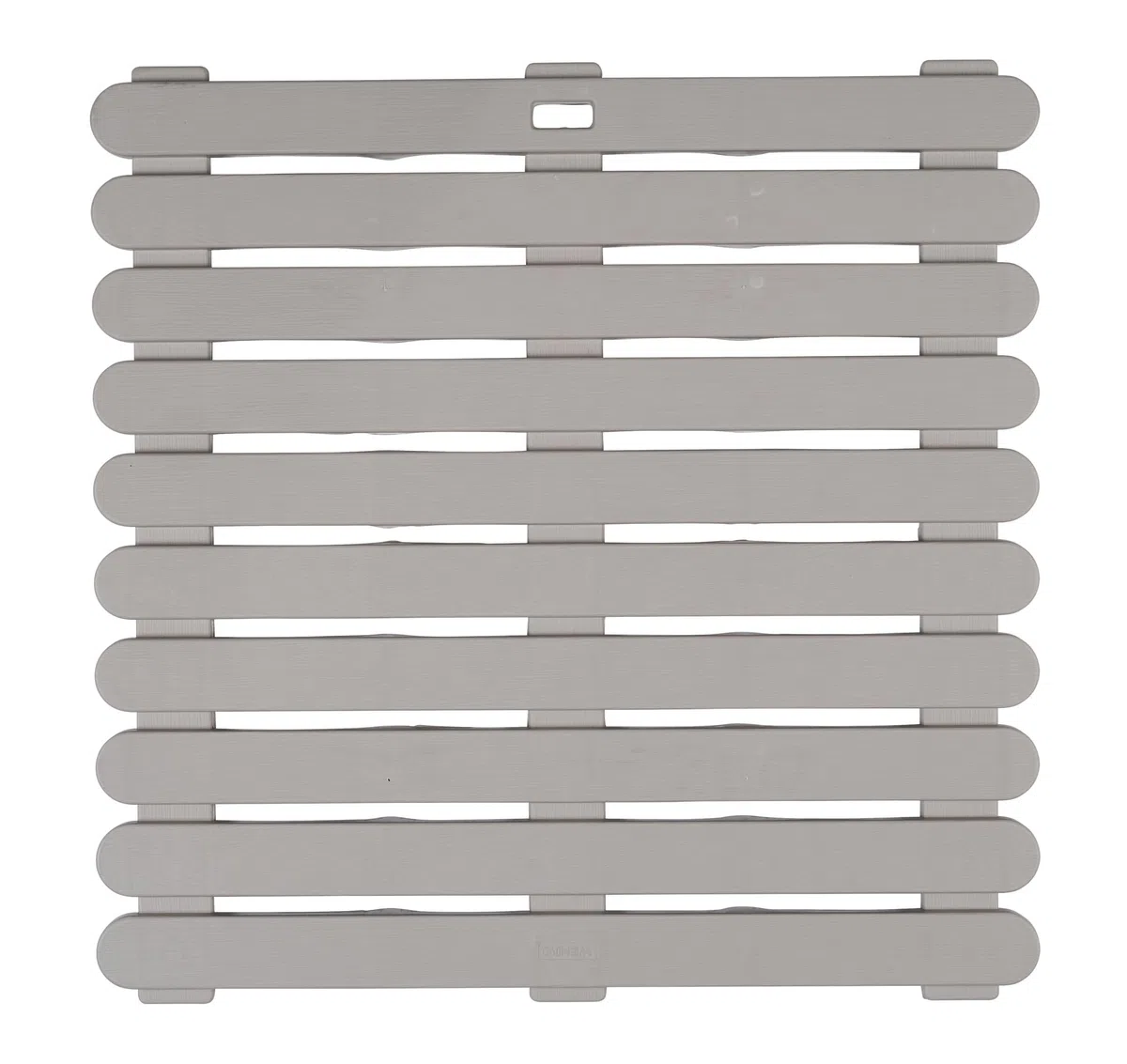 WENKO Griglia per doccia per interni ed esterni, antiscivolo, per bagno, piscina, plastica, 55 x 55 cm, beige
