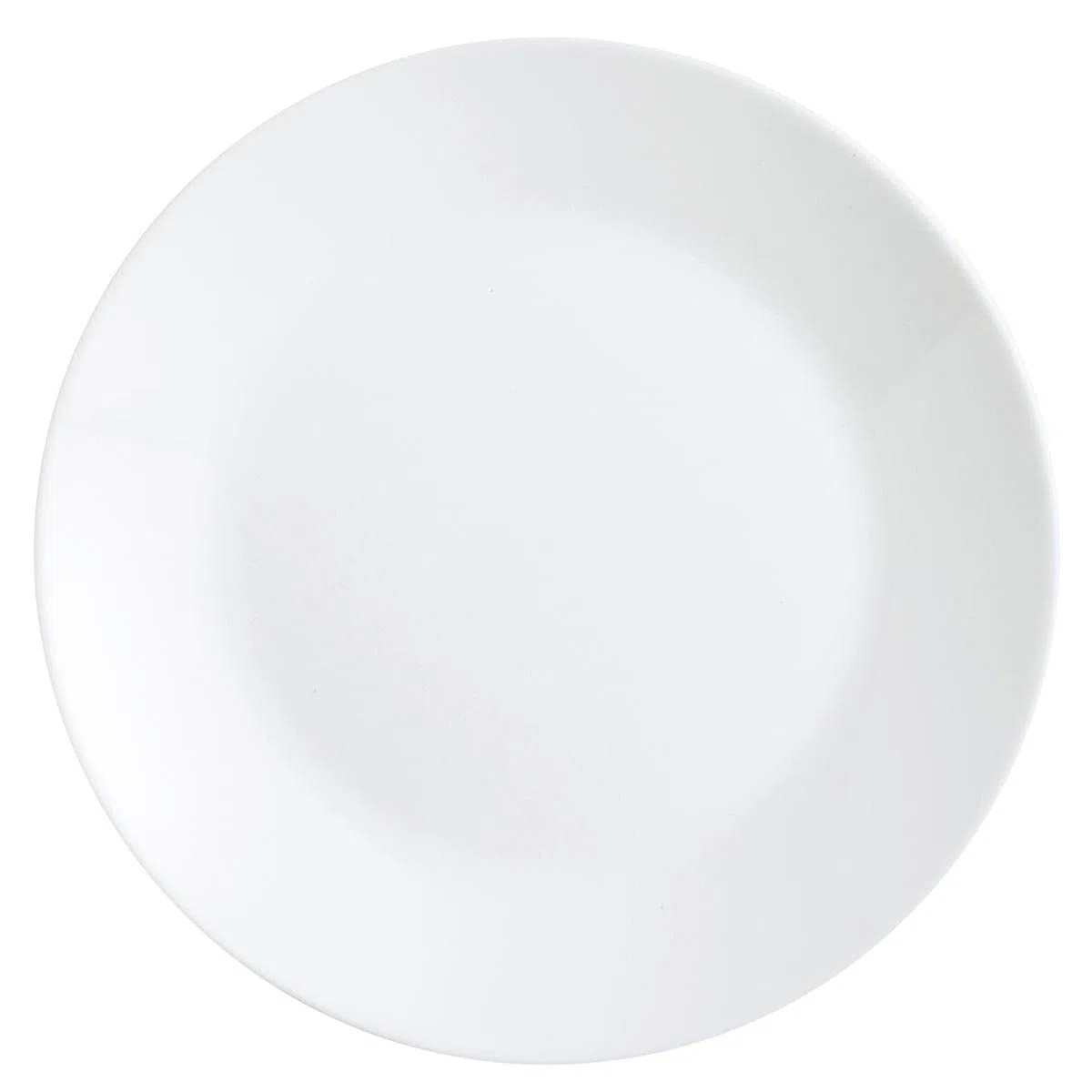 Arcopal - Zelie, Set 12 Piatti Piani, Servizio da Tavola in Vetro Opale Extra Resistente, 25cm, Bianco