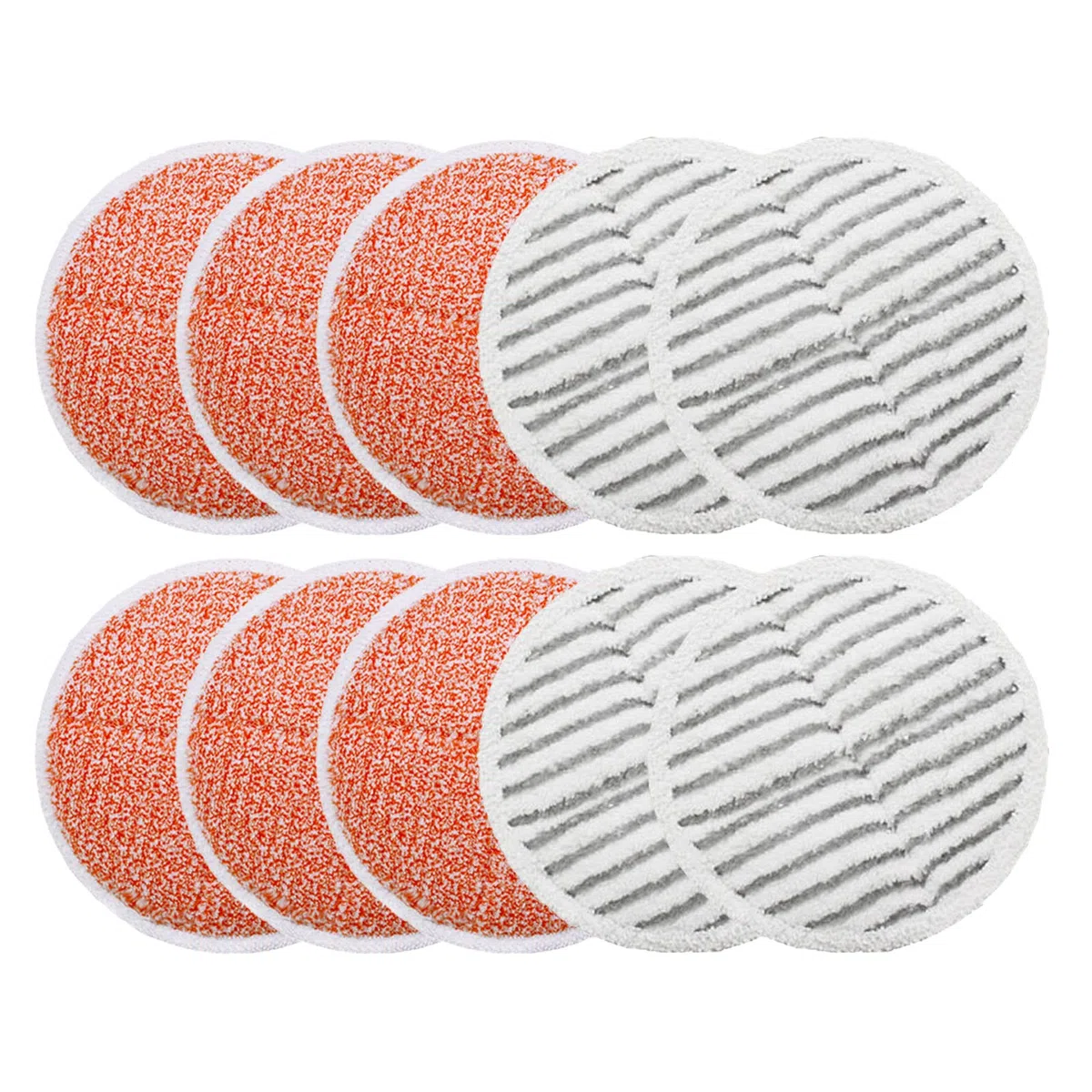 10 Pezzi Cuscinetti di Ricambio per Scopa a Vapore per Bissell Spinwave 20522 2039A 2124 Serie, 6 Cuscinetti per Scrub Pesanti + 4 Pavimenti duri alimentati