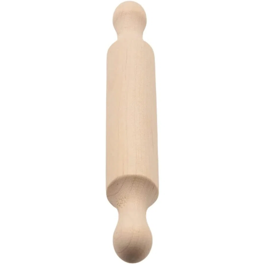 20 Pezzi Mini Mattarello in Legno da 6 Pollici Lungo Cucina Mattarello Piccolo Rullo per Pasta di Legno per Bambini Fondente