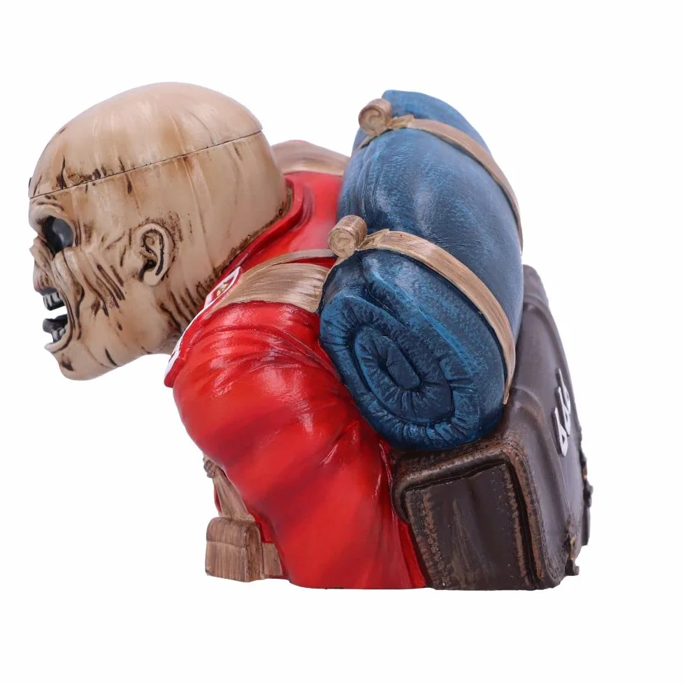 Nemesis Now Scatola Busto Iron Maiden The Trooper con Licenza Ufficiale (Piccolo) Rosso, 12 cm