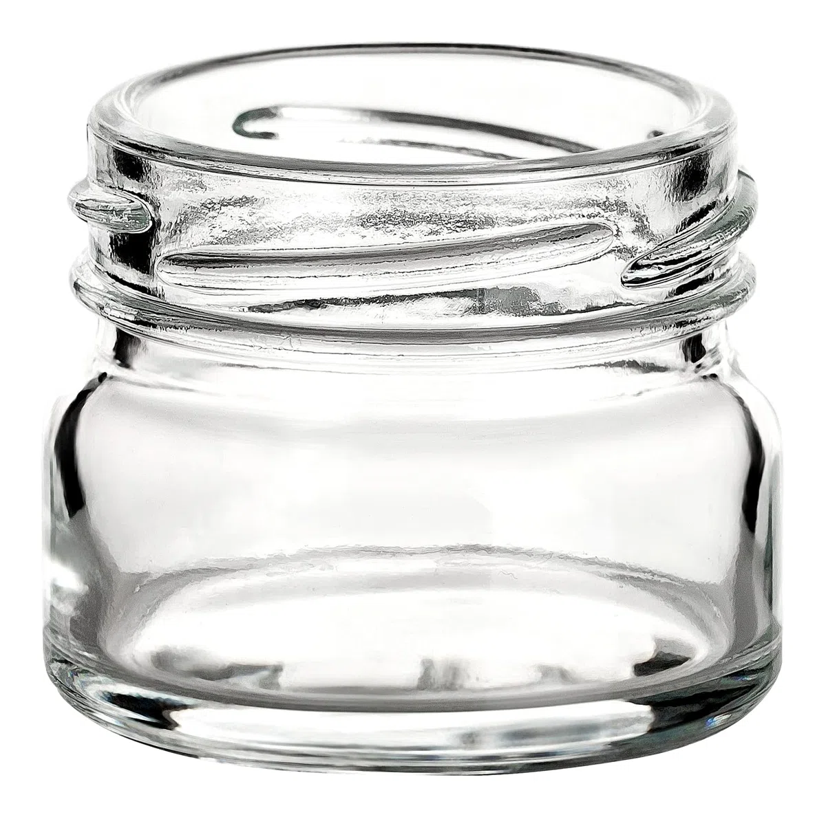 Gouveo Set di 48 Mini Vasetti per Conserva 30 ml con Coperchio a Vite Oro - Rotondi per Conserve, Marmellata, Spezie (EGR030G)