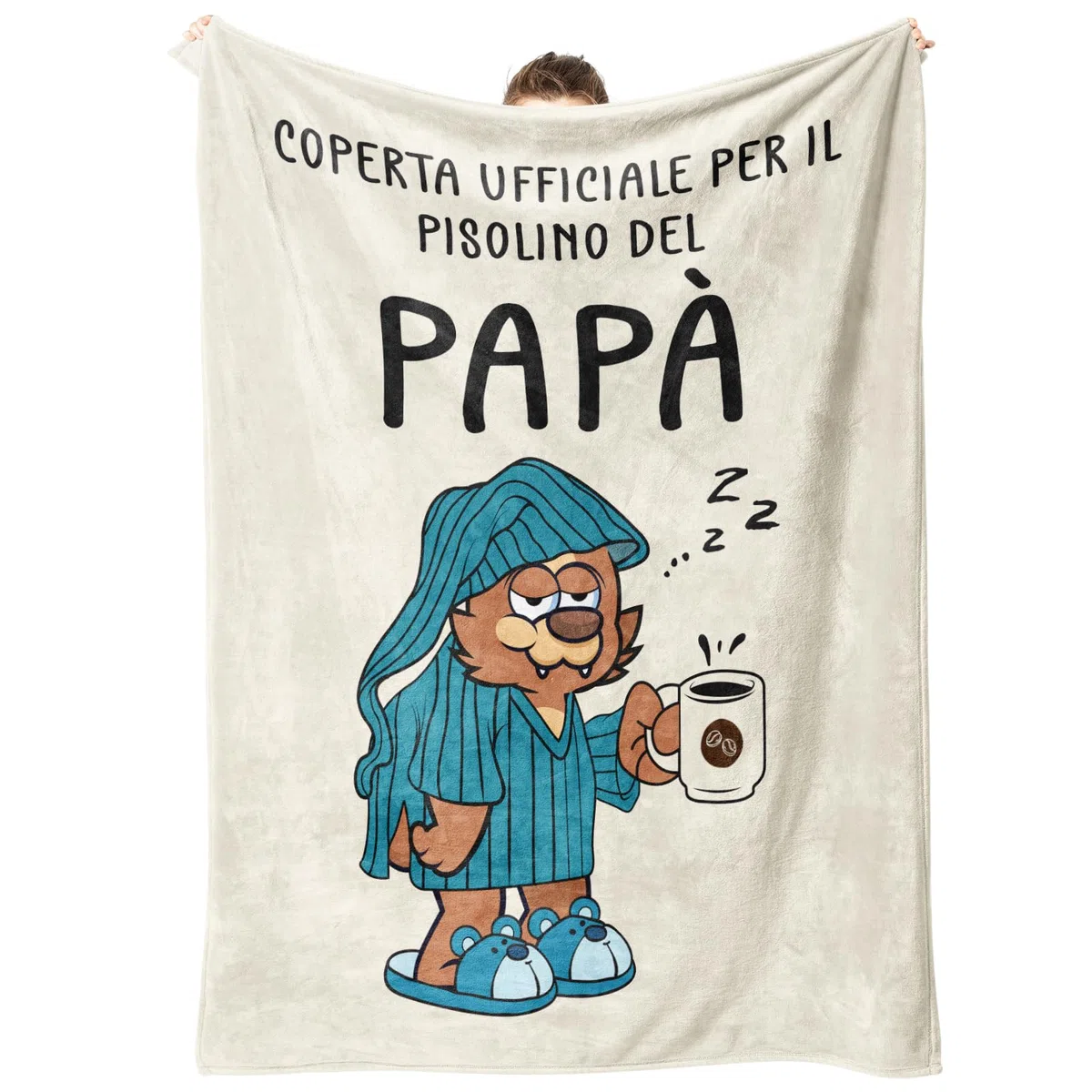 Regalo Natale per Papà, Regalo Papà, Regalo Papà Compleanno, Idee Regalo Papà, Regali per Papà, 50×60 pollici Flanella Coperta, Regalo Festa del Papà