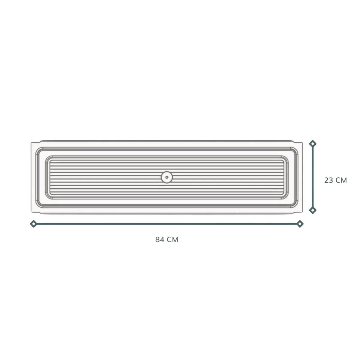 Vaschetta Raccogligocce | Acciaio Inox | Ricambio Universale | Diverse Misure (Pensili 90 cm)