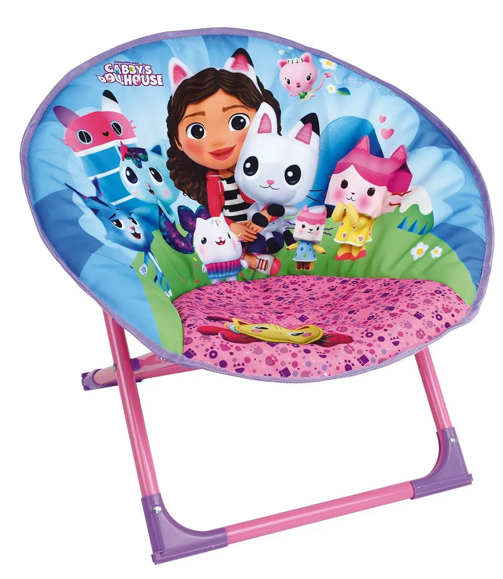 FUN HOUSE 713598 Gabby ET LA Maison Magique Sede Luna Pieghevole Poltrona H.47 X L.54 X P.42 CM per Bambino