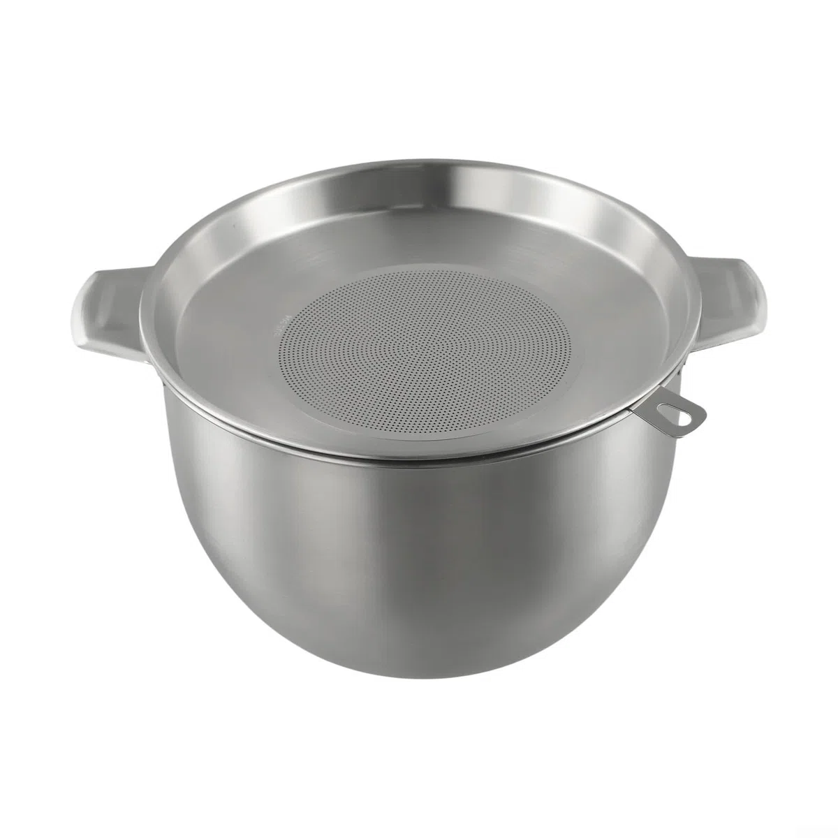 Vaso filtrante per olio con coperchio sicuro e rete integrata per filtrare e conservare oli aromatizzati fatti in casa in cucina (5,2 L)