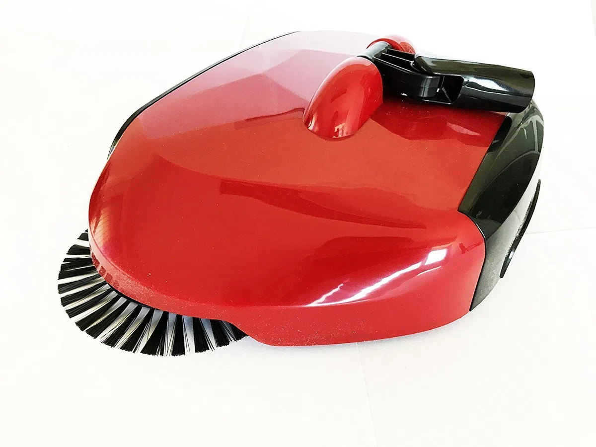 all in One Scopa Automatica a Mano Spinta Scopa con spazzole rotanti Scopa Senza elettricità aspirapolvere Sweeping Macchina 360 Rotary Originale