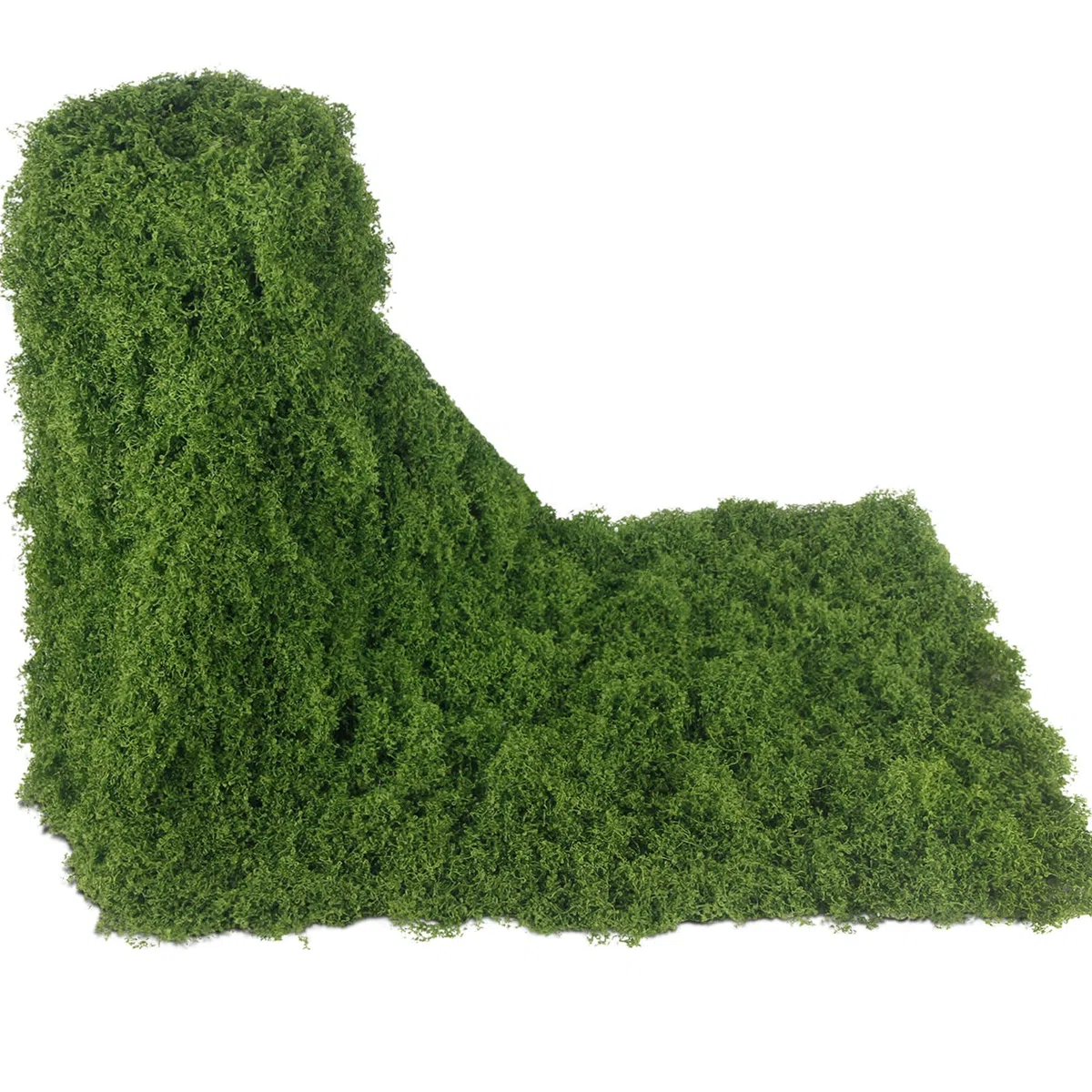 Muschio Finto per Decorazioni 30 x 200 cm Muschio Stabilizzato Nylon Verde Scuro Artificiale Muschio Sintetico per Modellismo Terrario Casa Decori Natale Pasqua Parete