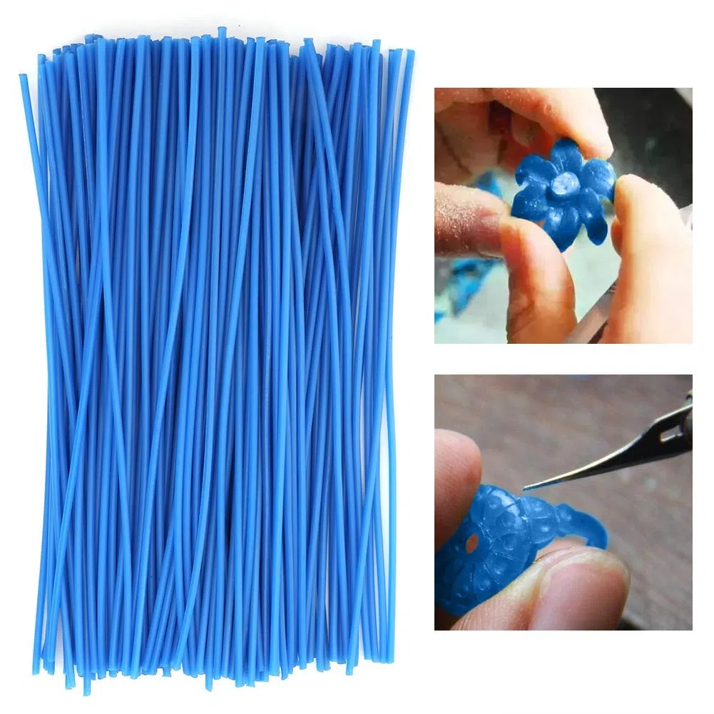 Buachois Linea di Cera per Gioielli, Filo di Cera, Materiali per Stampaggio, Linea Dewax per Modellazione di Gioielli, Strumenti per la Creazione di Modelli di Anelli(1mm)