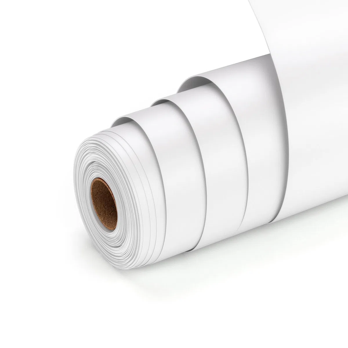 Vinile Adesivo, Matte Bianco Vinile 30,5 x 914,4 cm Vinil Permanente Adesivo per Cricut, Rotolo Pellicola in Bianco Vini-le Plotter Regali Fai Da Te, Tazze, Plastica