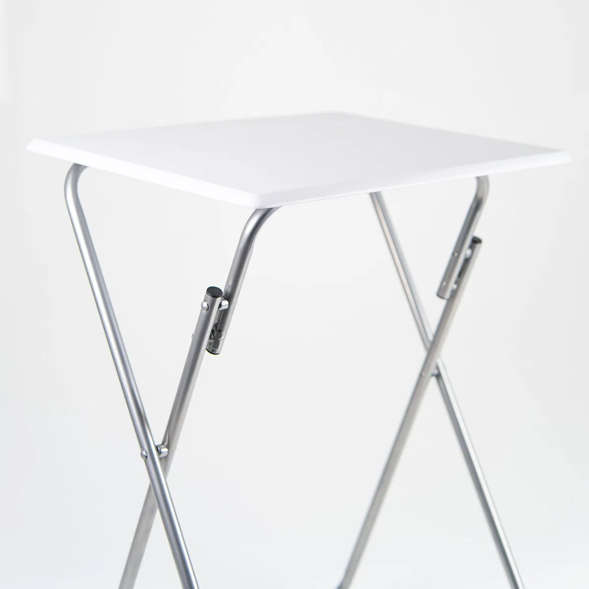 Jocca - Tavolino Pieghevole Salvaspazio | Tavolo in MDF con Gambe in Metallo | Supporta fino a 20 kg | Ideale per Casa e Ufficio | 48x38x66 cm