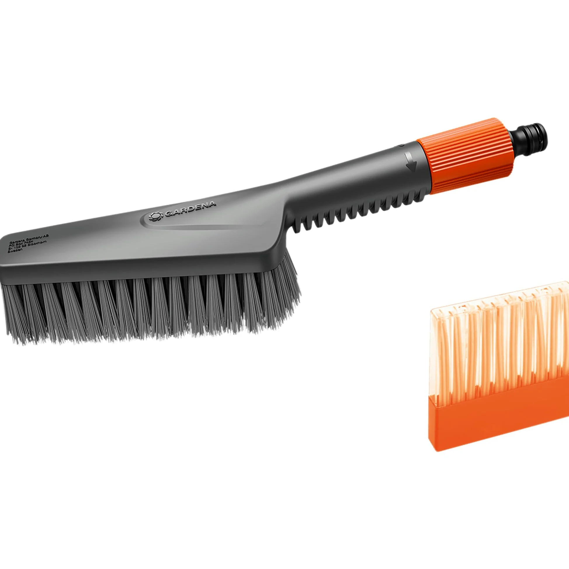 Gardena Set pulizia Cleansystem con spazzola manuale M soft, spazzola per superfici piccole e delicate, con regolazione del flusso, incl. bastoncini shampoo per una pulizia efficace (18863-20)