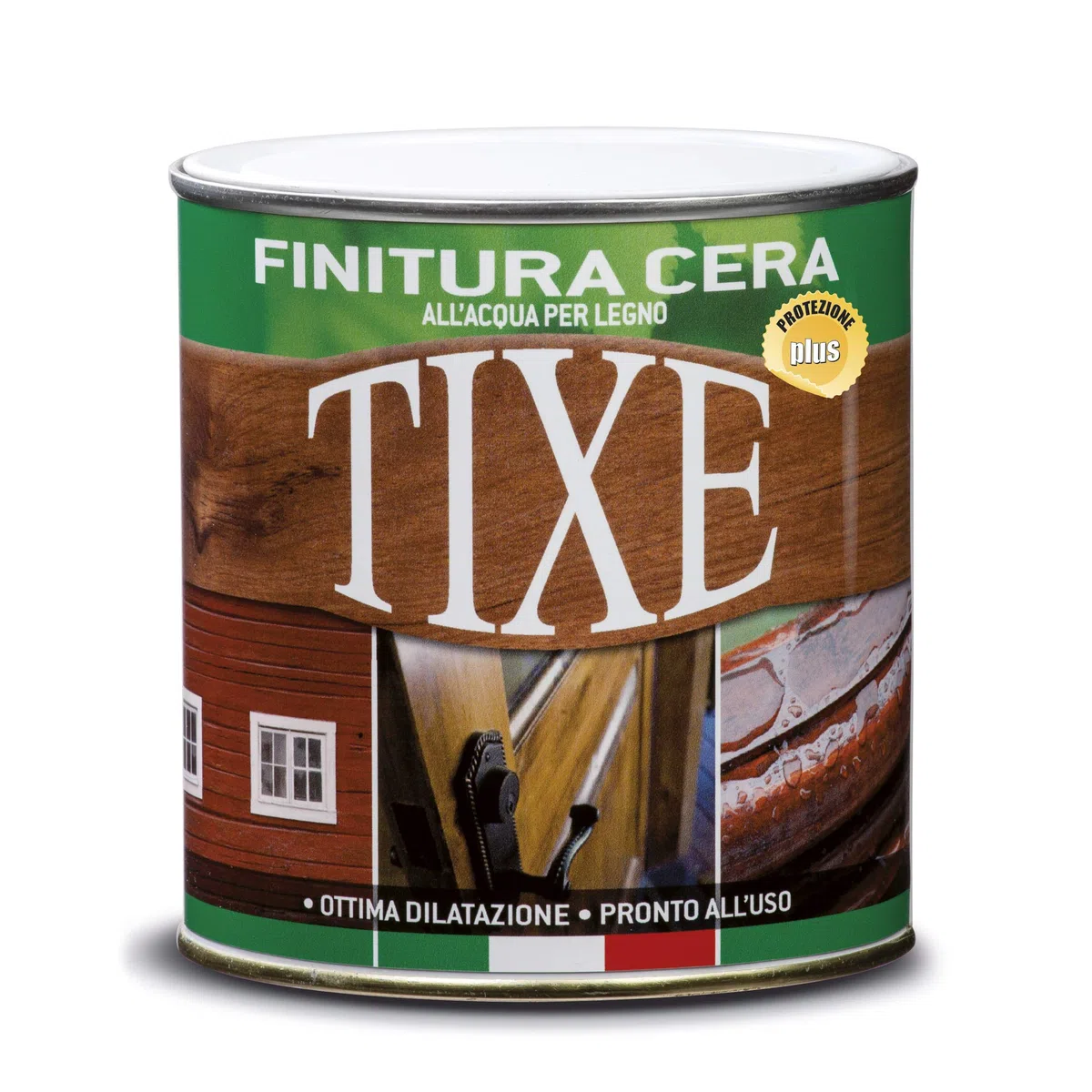 TIXE 631.607 Finitura a Cera all'Acqua per Legno, Wenghe, 750 ml