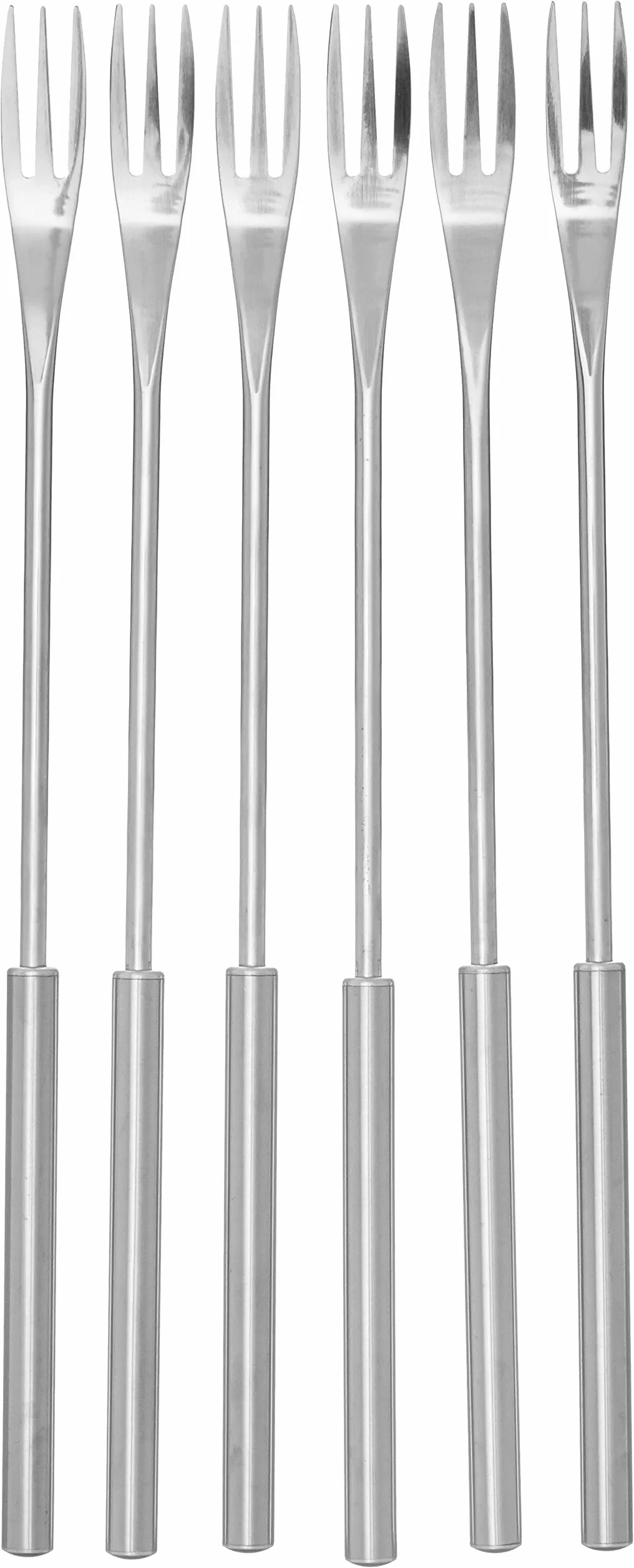 Kuhn Rikon 32040 Set forchette da fonduta in Acciaio Inox, 6 Pezzi