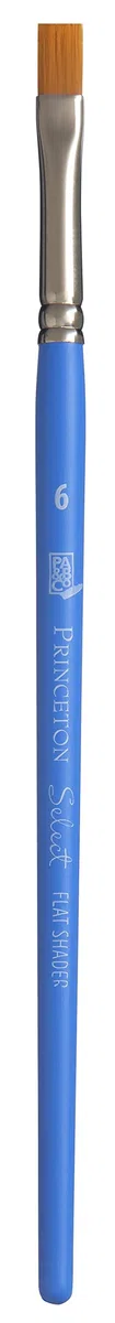 Princeton Art & Select-Spazzola a Pennello Sintetico, Shader, Misura: 6
