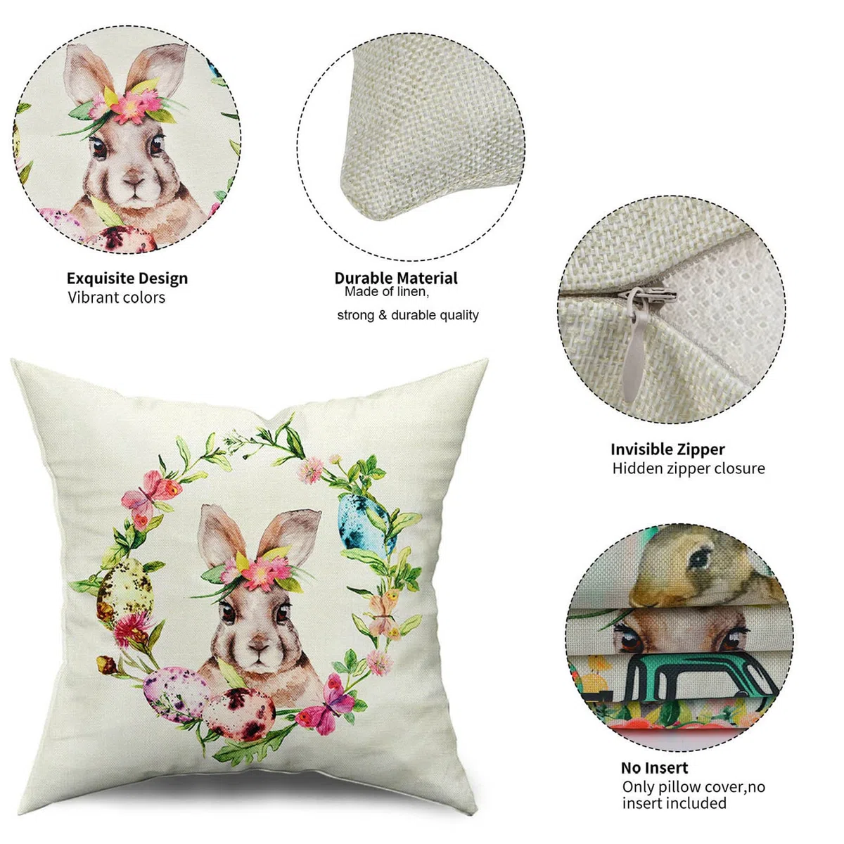 Cuscini per Divano 50x50cm Set da 4 Fodere Cuscini Fiori Gialli Decorativo Lino Cuscini per Divani Doppio Lato Quadrati Fodere Cuscini per Divano Soggiorno Sedia Letto Decorazione