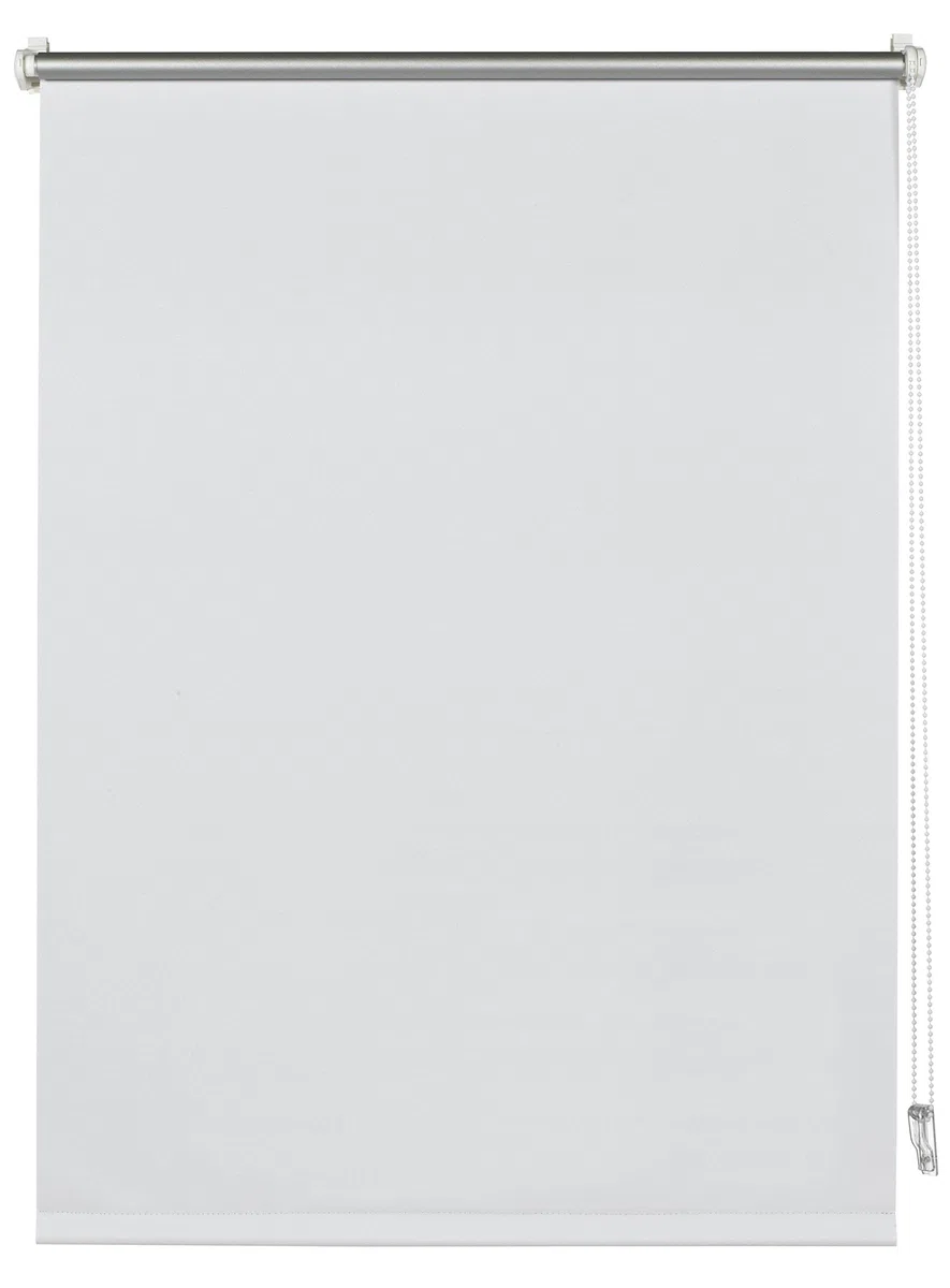 Deco Company, 23-1037 Tenda Termica a Rullo con Morsetti o da incollare, Risparmio energetico, Tutte Parti Montaggio Incluse, Poliestere, Bianco, 95 x 150 cm