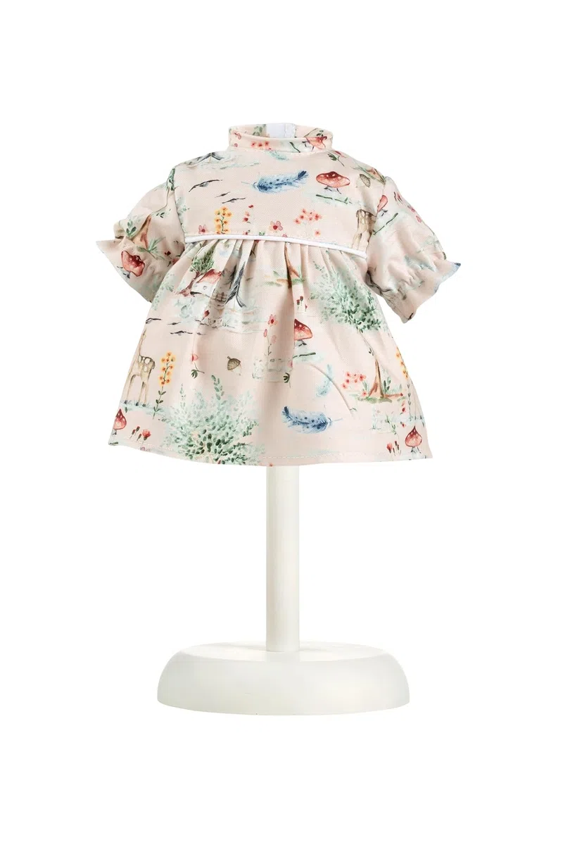 LLORENS 1024929 - Vestiti per bambole da 40 a 42 cm, vestito alla moda con motivi forestali, abbigliamento per bambole, accessori per bambole