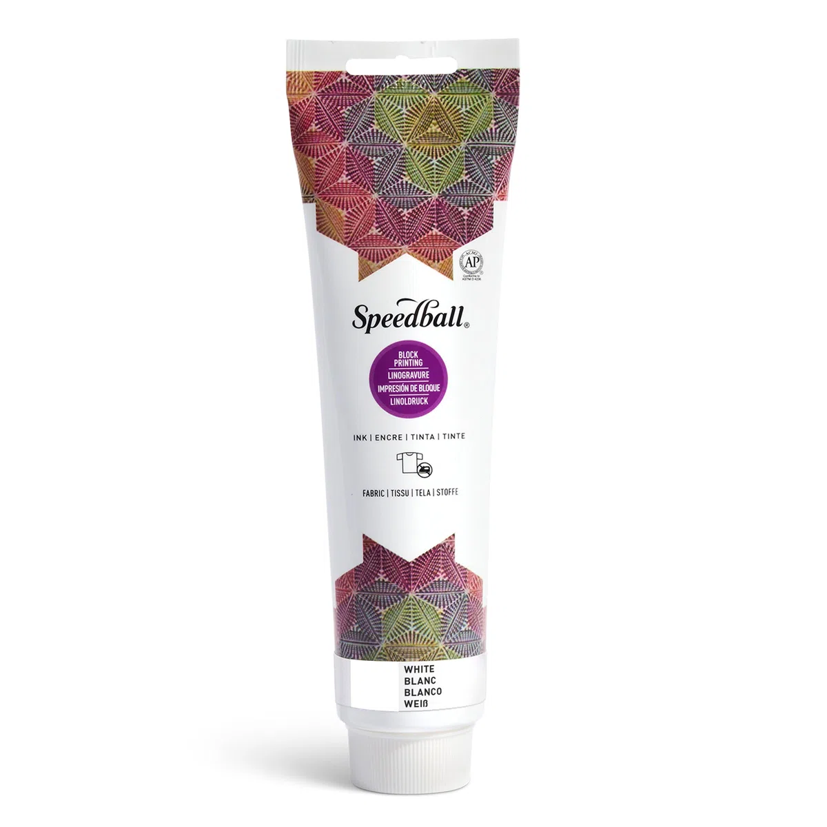Fabric Block Print Ink - Inchiostro per stampe, 155,9 g, colore: Bianco