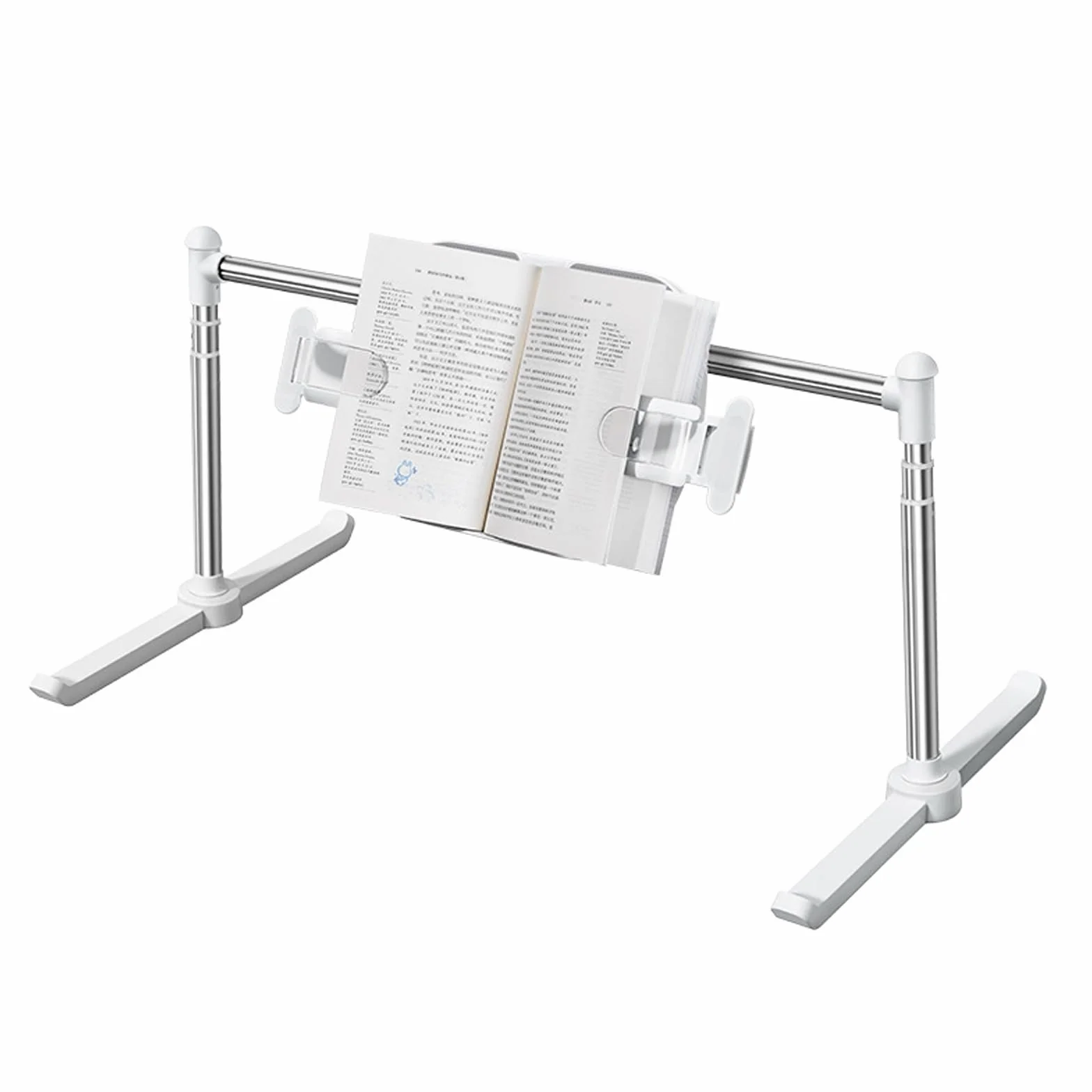 Buhelyc Supporto per Libri per La Lettura, Leggio per Letto, Regolabile Altezza E Inclinazione, Antiscivolo, per Libri, Spartiti, Tablet, Telefoni Cellulari, per Bovindo, Desktop, Divano, Pavimento