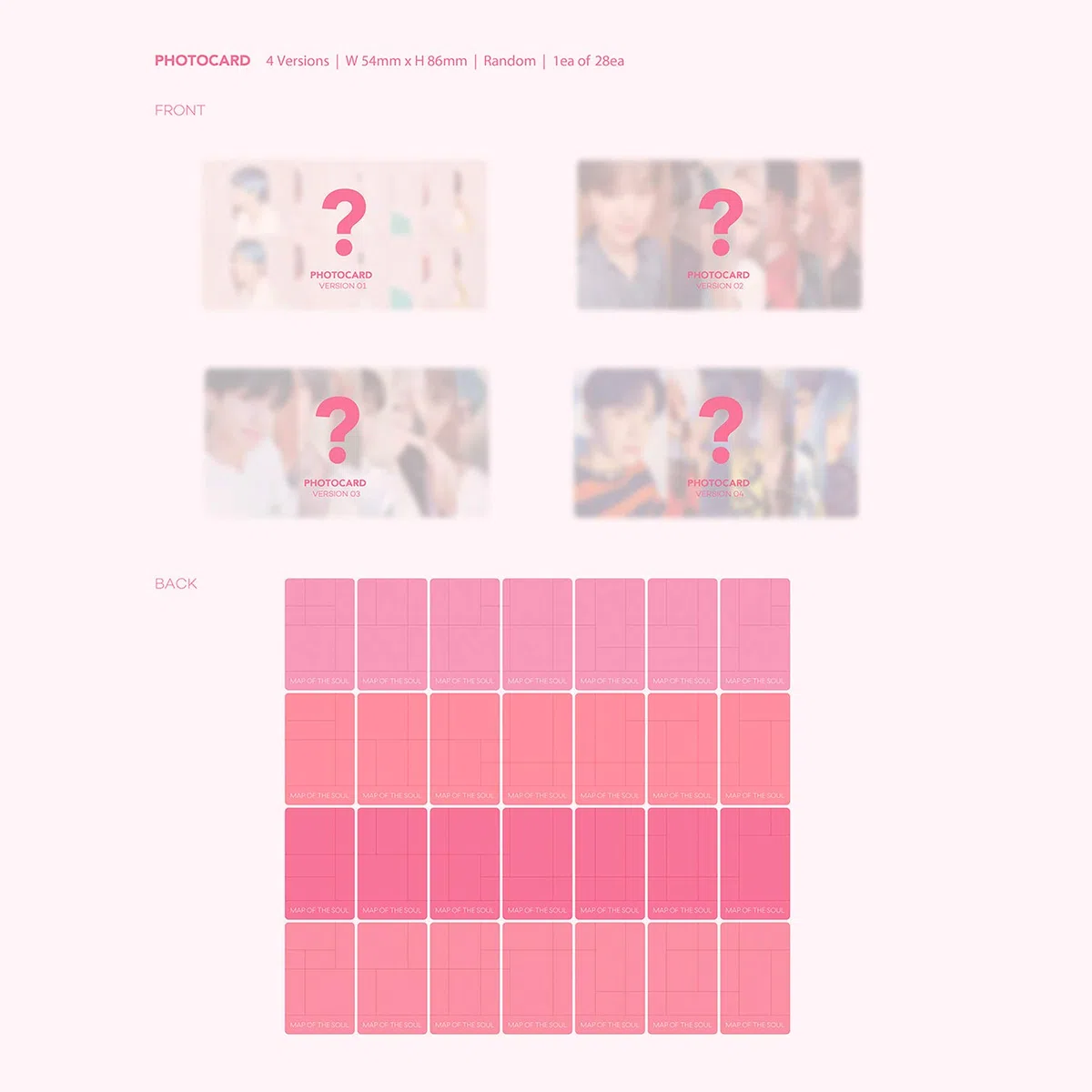 BTS Album - MAP OF SOUL : PERSONA [ 3 Ver. ] CD + Photobook + Mini Book + Photocard + Postcard + Photo Film + FREE GIFT