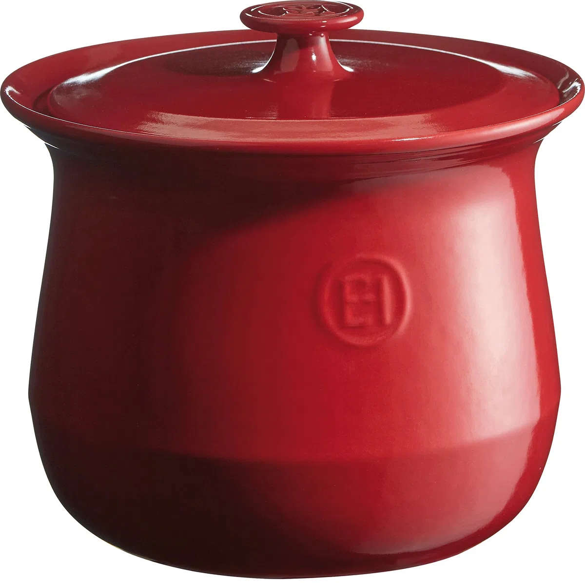 Emile Henry Ceramica Kessel, 4L, Ceramica, Rosso, 22.5 cm cm