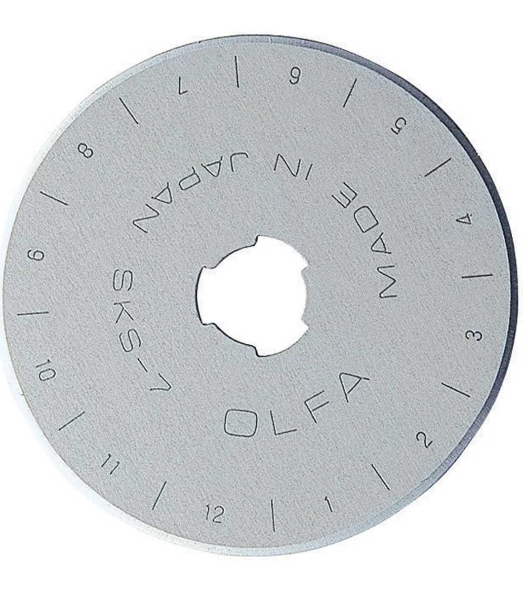 Olfa, Ricariche per Lama Rotante, 45 mm, Confezione da 2