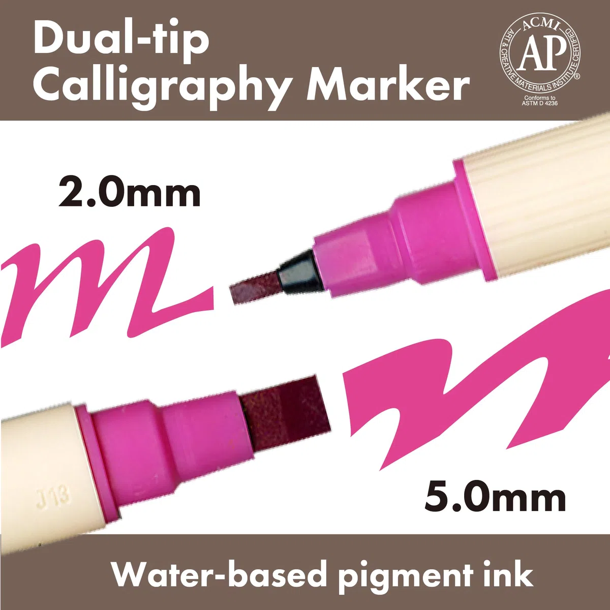 Kuretake Zig Calligraphy - Pennarelli a doppia punta, 24 colori, 2 mm, 5 mm, doppia punta, per arte, schizzi, illustrazione, calligrafia, diario, disegno, realizzati in Giappone
