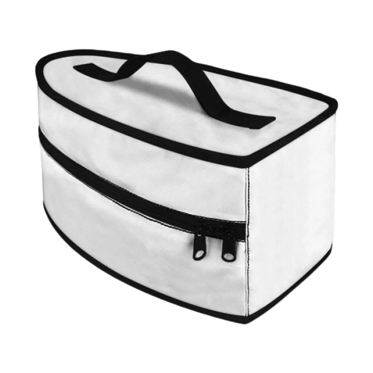 Borsa porta ferro da stiro con manico, pratica e multiuso, con chiusura a cerniera, per viaggi di lavoro all'aperto e al chiuso, Bianco