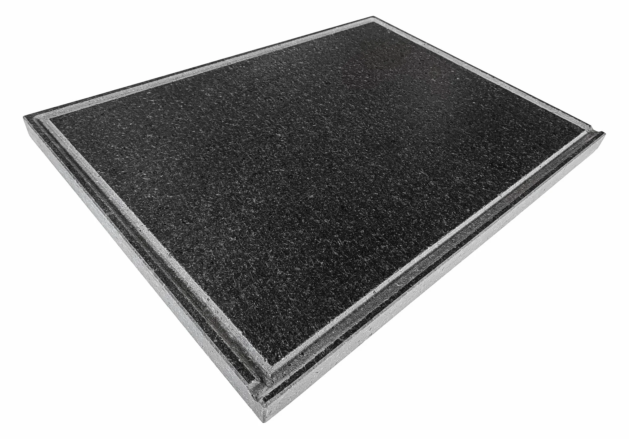 PIASTRA IN PIETRA LAVICA Ollare - Refrattaria dell’Etna per Forno Elettrico & Gas, Barbecue, Bistecchiera per Pizza e Carne – Misure a Scelta (60x40 cm3)