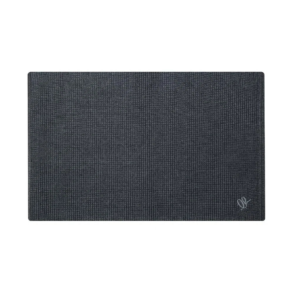 OLIVO.shop | FORMULA - Tappeto cotone cucina, Tappeto passatoia cucina cotone lavabile, Tappeto cucina lavabile, vari colori e misure (GRIGIO SCURO, 55x190 cm)
