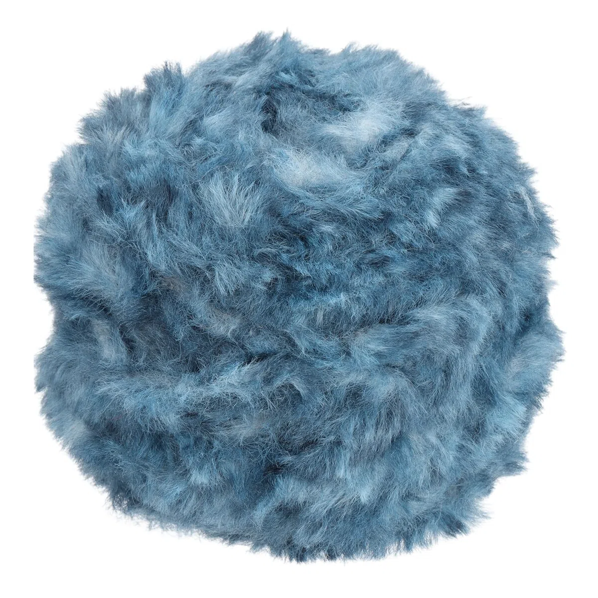 PATIKIL 70 Iarde di Filato in Pelo, 100 Grammi di Filato Peluche Morbido Soffice Spesso in Poliestere Faux Fur Ciglia per Uncinetto Maglieria a Mano Coperte, Blu Chiaro Scuro