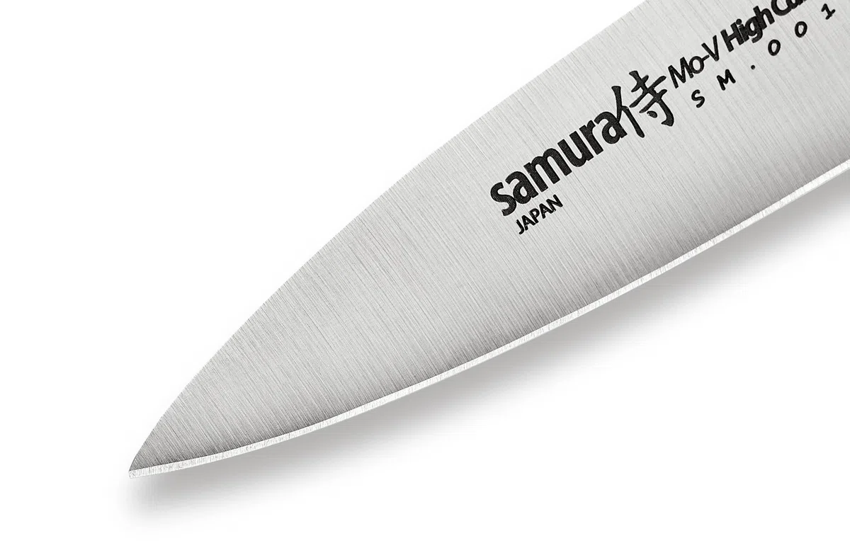 Il Coltellino per Sfilettare Samura MO-V è uno dei coltelli più utilizzati con manico super confortevole e lama in acciaio inossidabile giapponese.