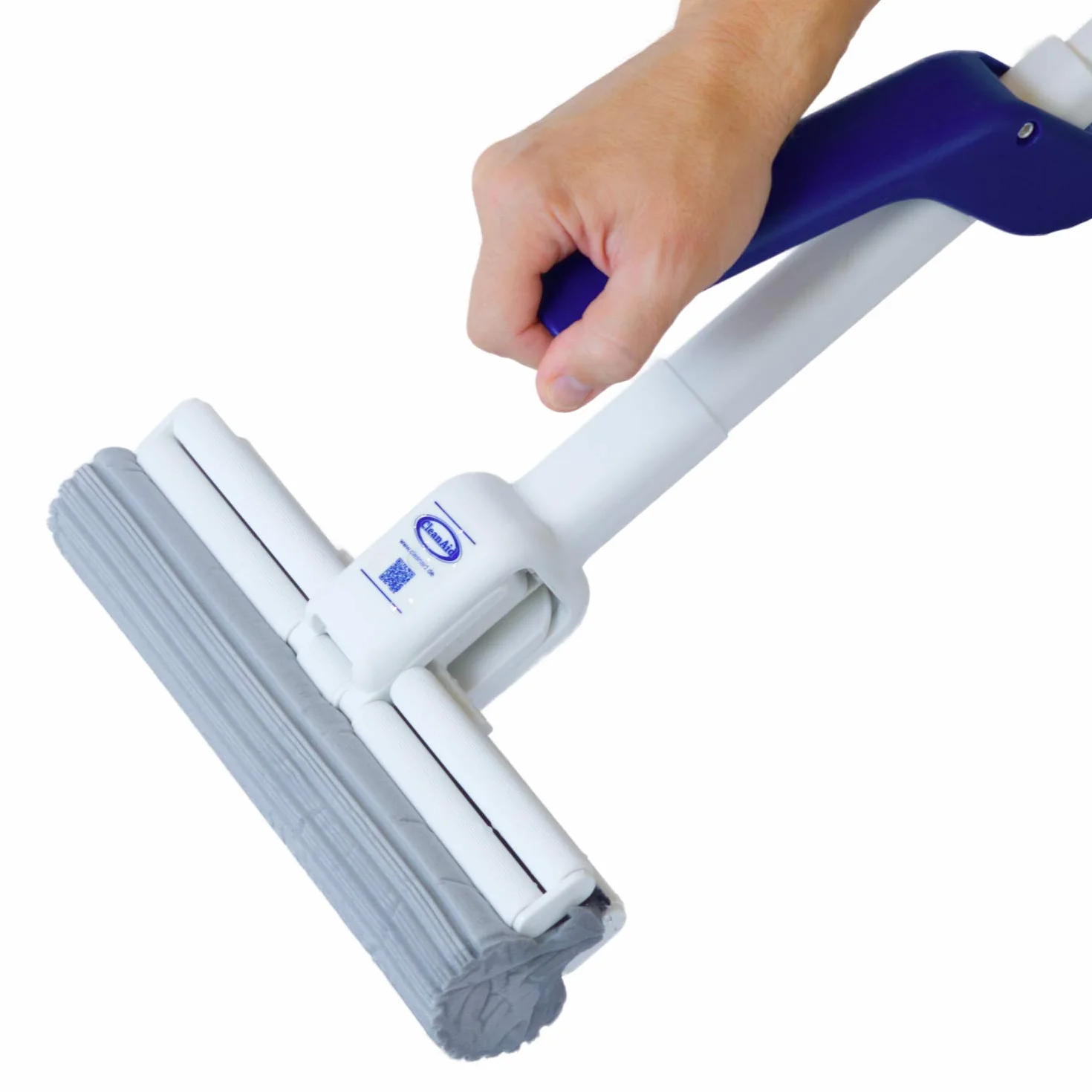 OneTouch Magic CleanAid, scopa mocio in PVA, ultra assorbente, permette di pulire i pavimenti senza bagnarsi e sporcarsi, ideale per tutte le superfici lisce