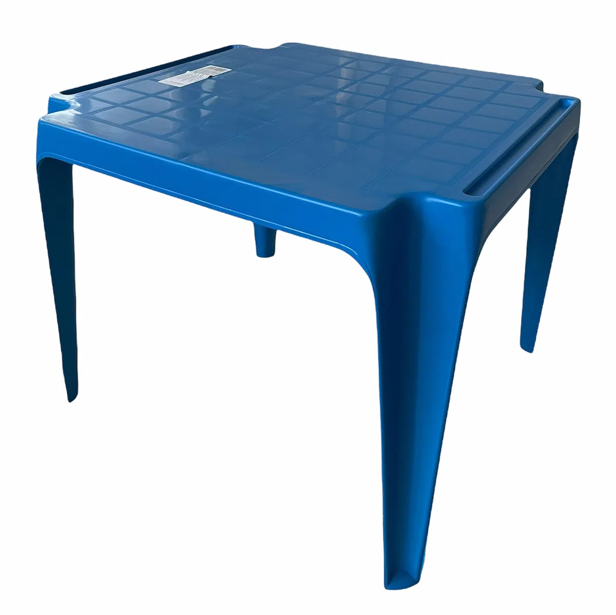 eacommerce Tavolo Tavolino da gioco per Bambino Colori Assortiti in Polipropilene Impilabile (Blue)