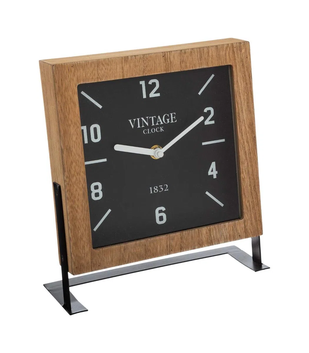 Orologio da tavolo in metallo - H23 cm - designer di interni