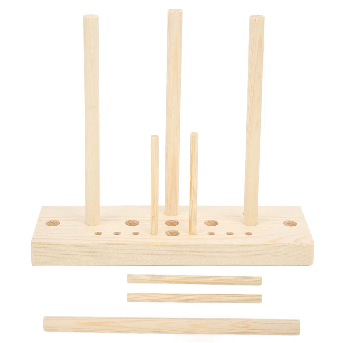 Tyenaza Attrezzo per Fare Fiocchi di Nastro, Kit Regolabile per Creare Fiocchi, Multi Dfimensioni con Bastoncini di Legno per Fare Fiocchi, Decorazioni per Feste Artigianali Fai-da-Te (con Manuale)