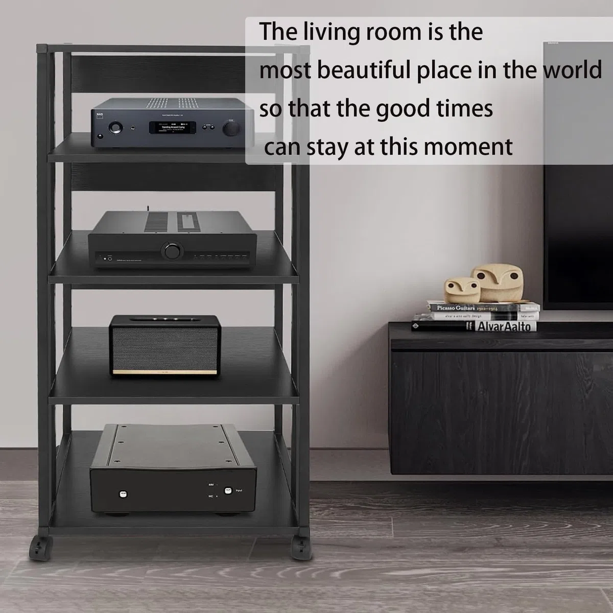 Supporto Stereo, Mobiletto Av, Mobiletti Stereo, Mobiletto Stereo, per Soggiorno, Sala Giochi