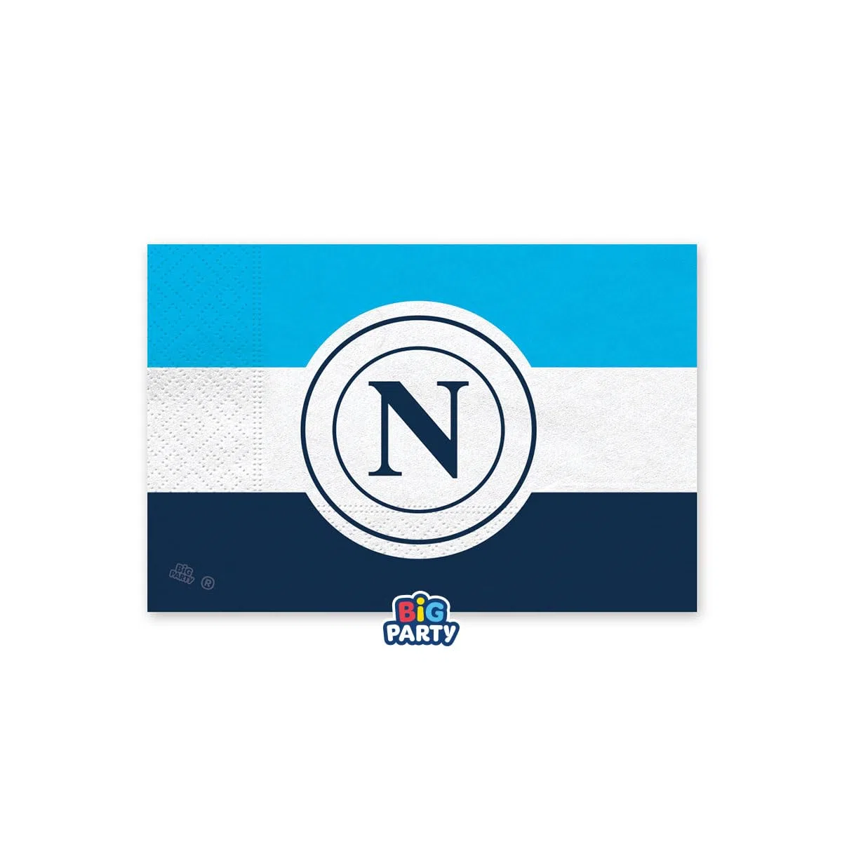 Kit n.2 Accessori Tavola Napoli calcio per 12 persone per allestire la tavola del compleanno del tuo bambino tifoso della squadra Partenopea diego armando pibe de oro dios napoletano